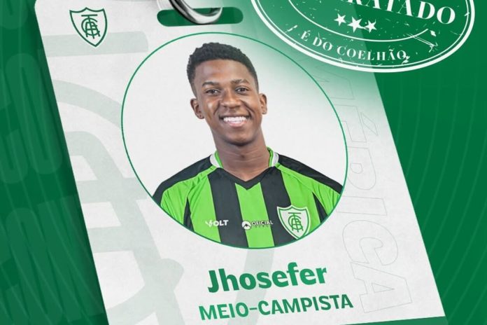 América anuncia Jhosefer, de Mariana; primeira grande chance no profissional