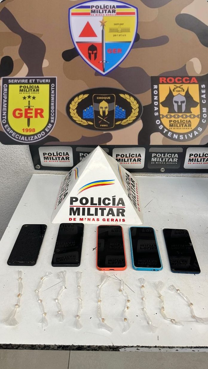 Operação “Falcão Caçador” apreende crack e celulares de origem duvidosa no Jardim Betânia
