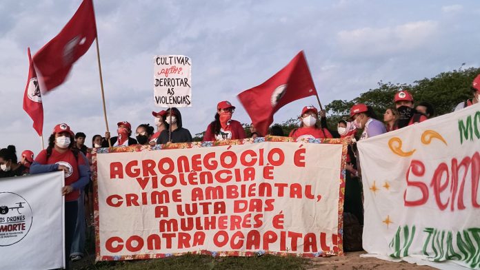 Mais de 200 famílias ocupam área improdutiva no perímetro irrigado Tabuleiro de Russas em Limoeiro do Norte (CE)