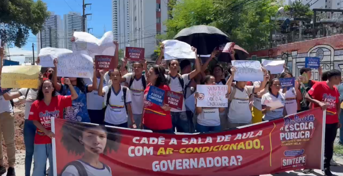 Em Pernambuco, mais escolas protestam por ar-condicionado nas salas de aula – Brasil de Fato