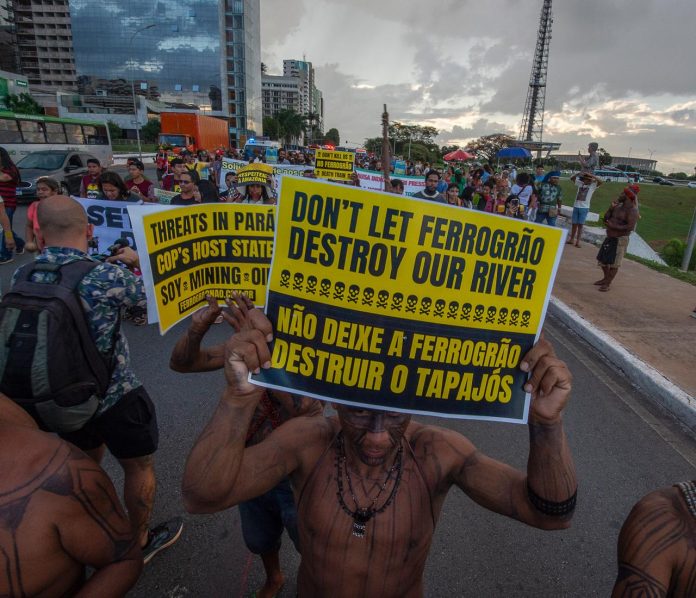 Indígenas da Amazônia pedem fim da Ferrogrão em Brasília – Brasil de Fato