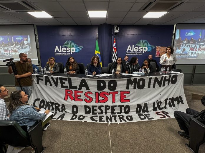 Na Alesp, moradores do Moinho denunciam falta de plano de moradia do governo Tarcísio e prometem briga por novas casas – Brasil de Fato
