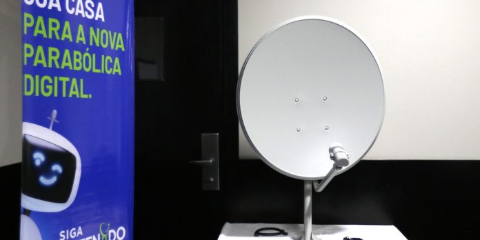 Famílias de baixa renda podem receber antena parabólica digital