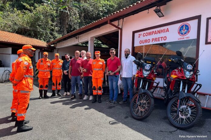 Ouro Preto recebe novos equipamentos para o Corpo de Bombeiros