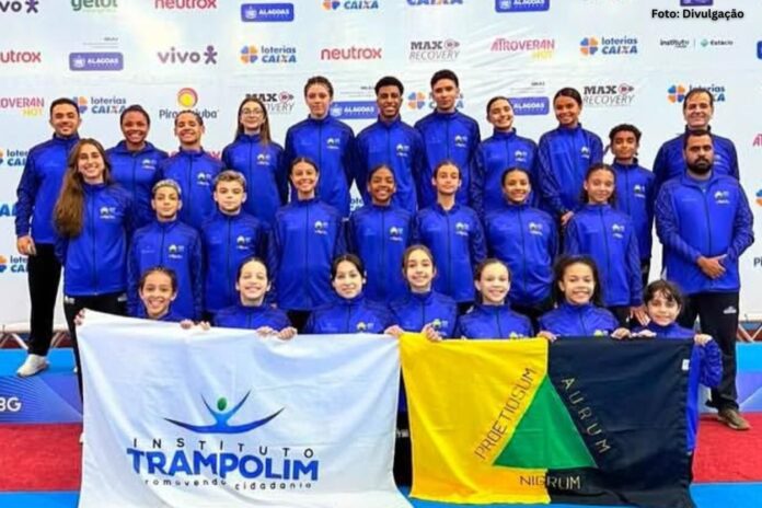 Atletas de Ouro Preto conquistam pódio no Brasileiro de Ginástica de Trampolim