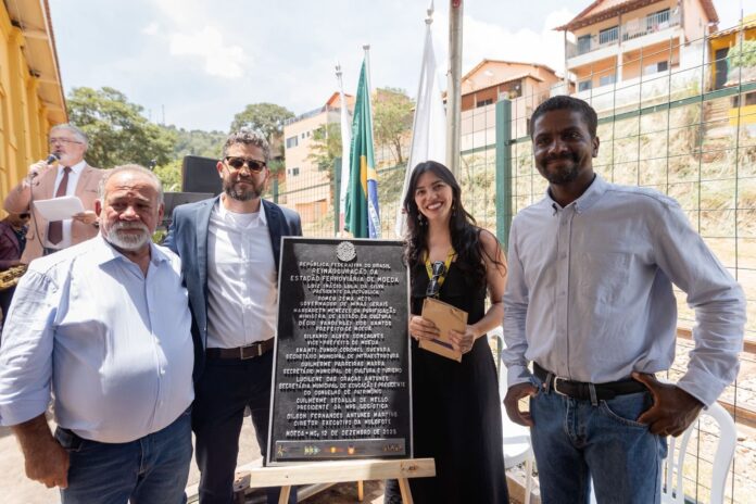 Estação Ferroviária de Moeda é reinaugurada no aniversário do município