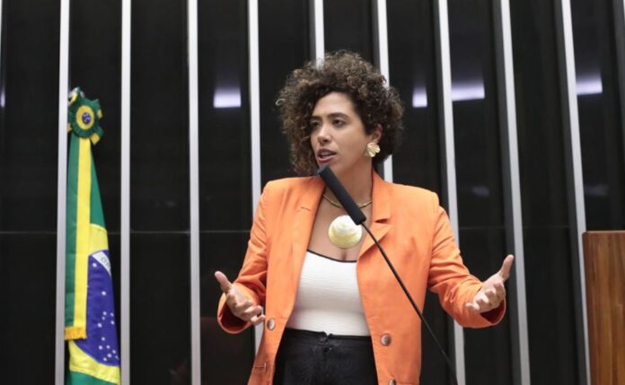 Deputada Talíria Petrone na Câmara dos Deputados