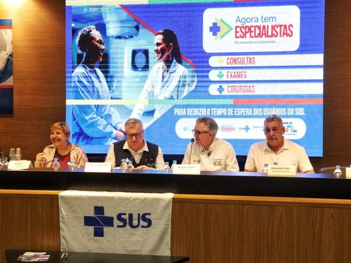 Ministro da Saúde, Alexandre Padilha, anunciou novo Centro de Apoio ao Diagnóstico e Terapia que ampliará a capacidade diagnóstica do GHC em 700 mil exames por ano