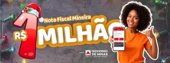 Nota Fiscal Mineira sorteia R$ 1 milhão na próxima semana