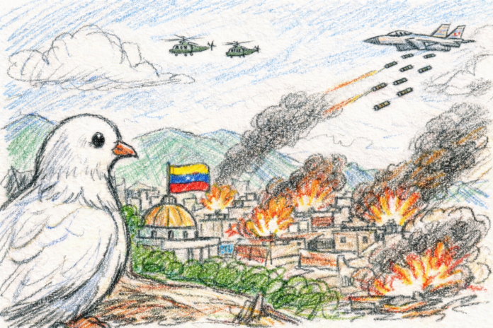 Venezuelanos iniciaram o ano sob bombardeio americano