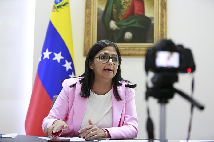 Delcy Rodríguez considera que a vitória chavista nas eleições legislativas, realizadas durante a pandemia, foi uma “proeza”