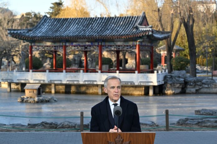 Primeiro-ministro do Canada, Mark Carney, em Pequim