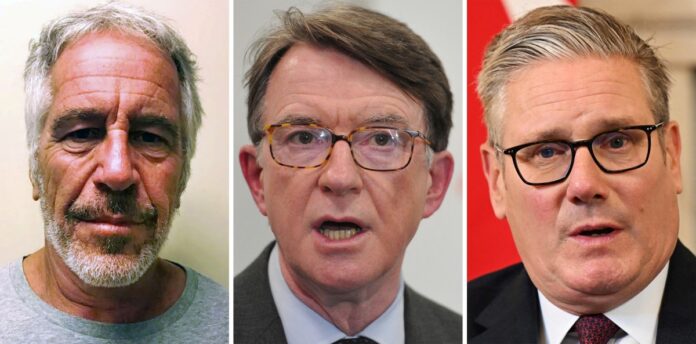 Epstein, Mandelson e Starmer: caso afeta o governo britânico