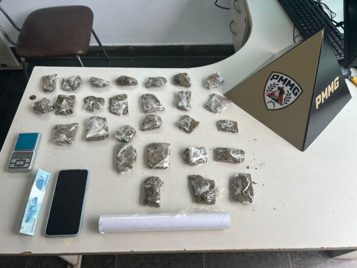 Polícia Militar apreende menor por tráfico de drogas em Cláudio