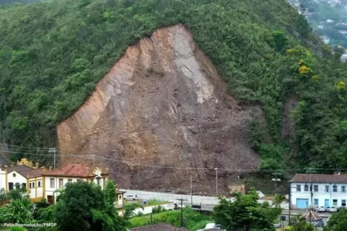 Contenção do Morro da Forca em Ouro Preto só será iniciada após as eleições