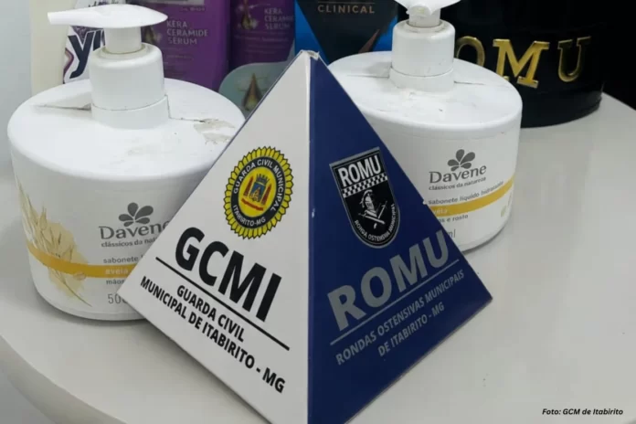 Guarda Civil prende suspeita de furtar produtos e agredir funcionária em supermercado de Itabirito