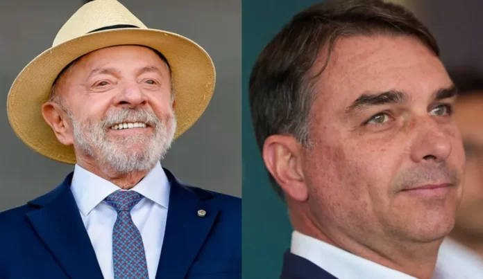 Lula (PT) e Flávio Bolsonaro (PL) lideram pesquisas de intenção de voto para presidente